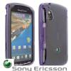 Sony Ericsson Xperia Play - Προστατευτική Θήκη από μαλακό πλαστικό Μωβ / Διάφανο